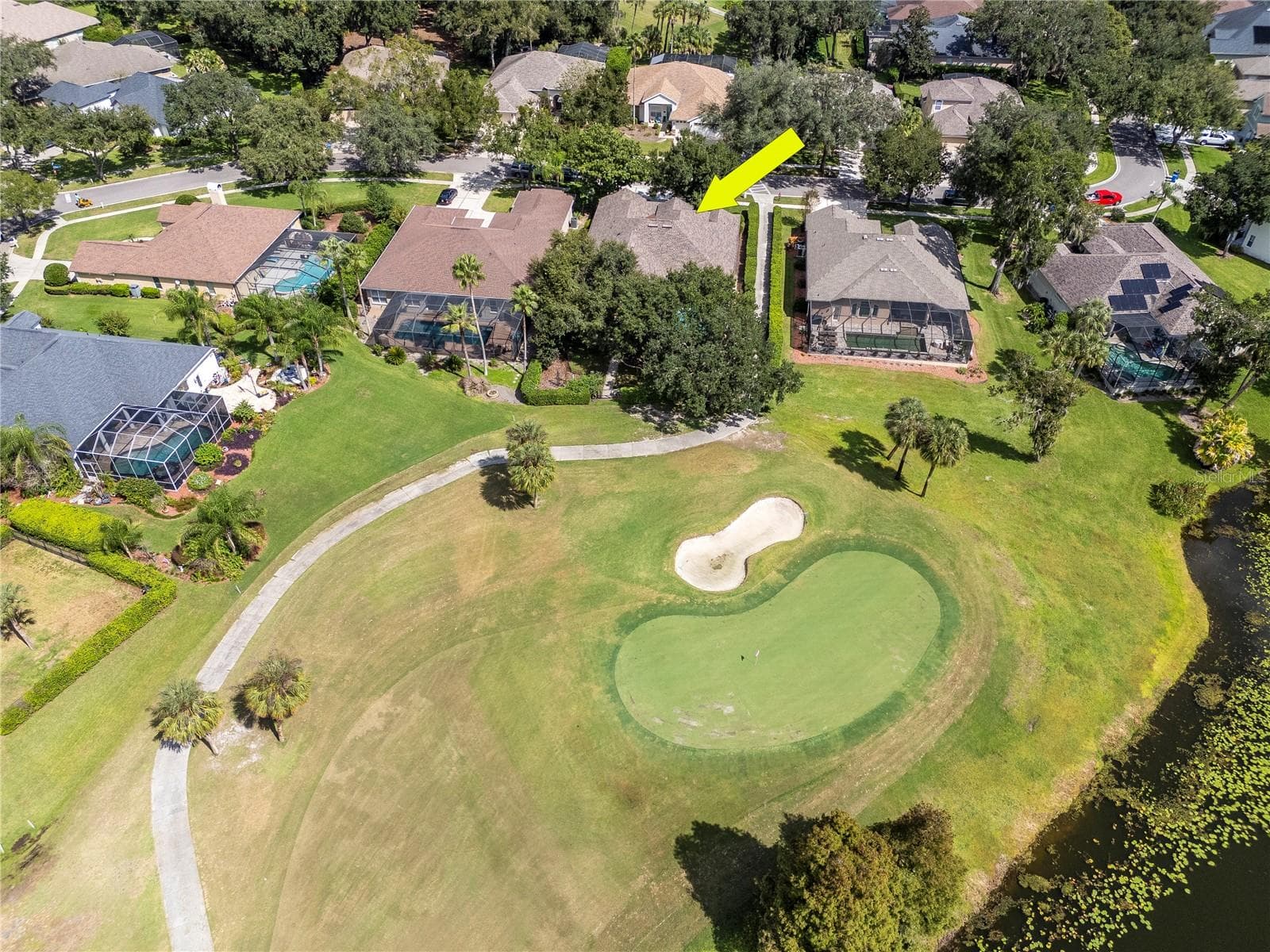 Wonderful Views of the 13th Green in the Backyard - 5907 CHERRY OAK DR, VALRICO