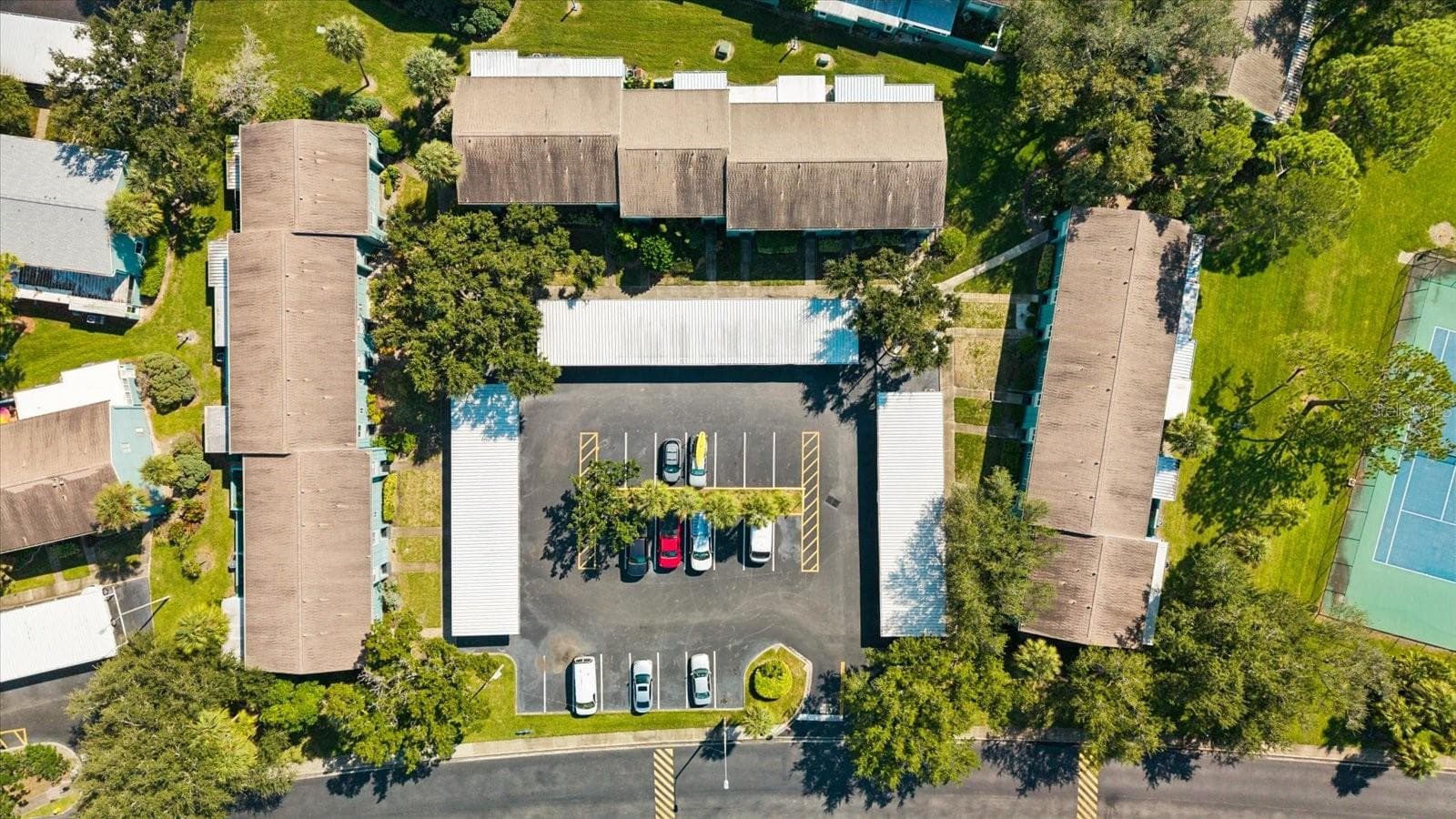Assigned Covered Parking in front of unit - 172 115TH AVE N #172, ST PETERSBURG