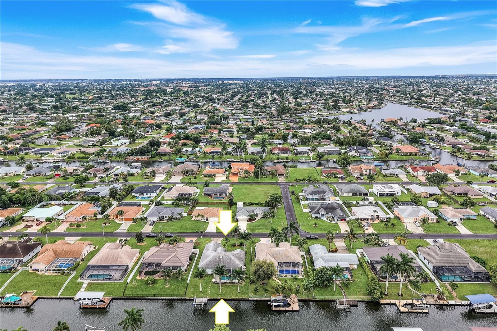 View toward City of Cape Coral. - 305 SE 31ST ST, CAPE CORAL