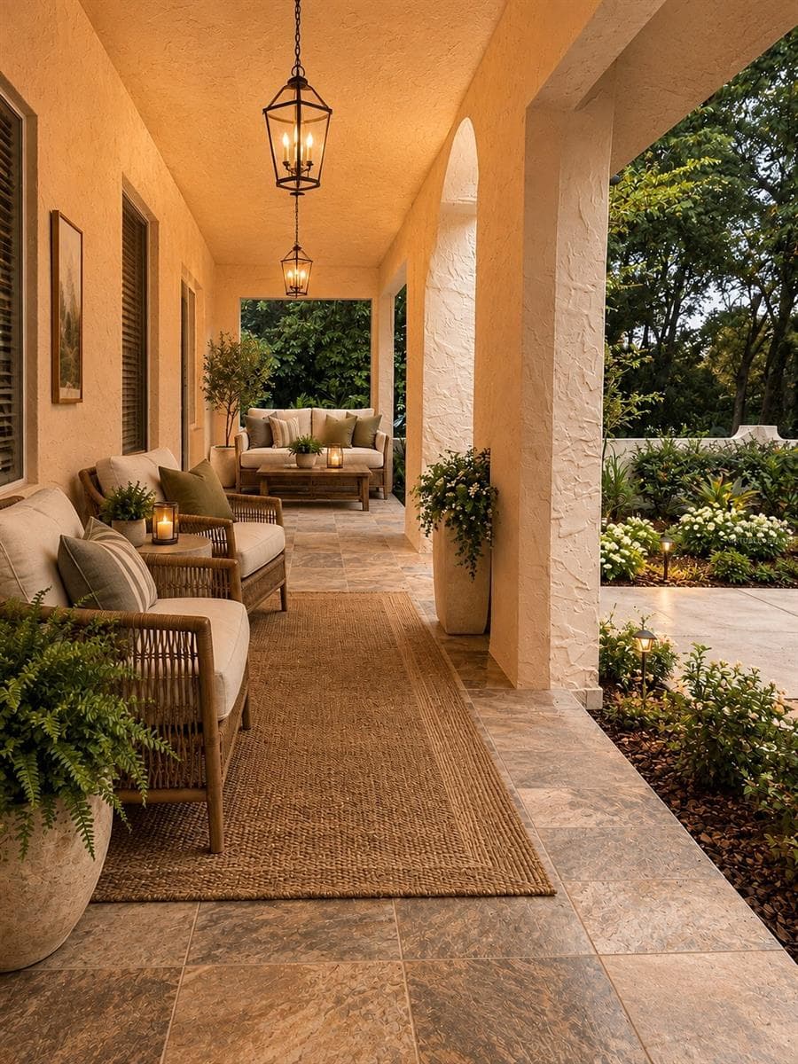 Virtually staged front porch - 250 GARDEN ST, LAKE HELEN