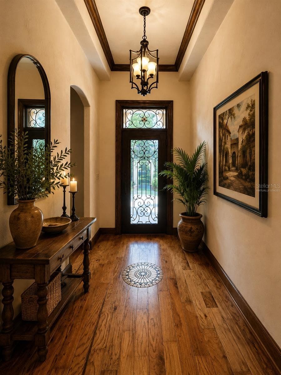 Virtually staged foyer - 250 GARDEN ST, LAKE HELEN