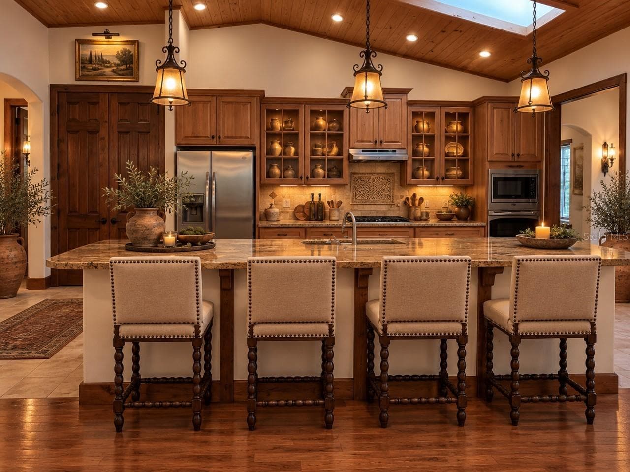 Virtual staged kitchen - 250 GARDEN ST, LAKE HELEN