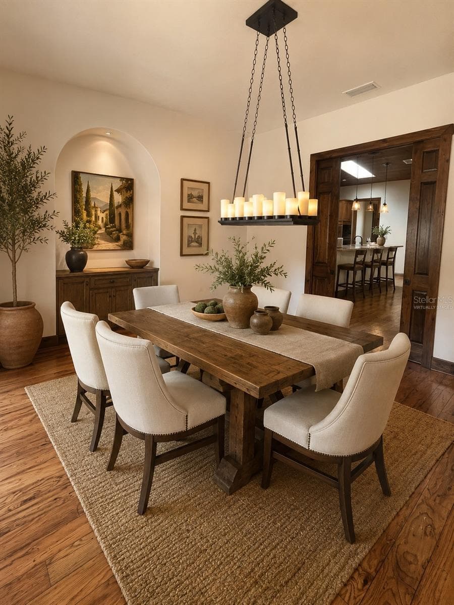 virtually staged dining area. - 250 GARDEN ST, LAKE HELEN