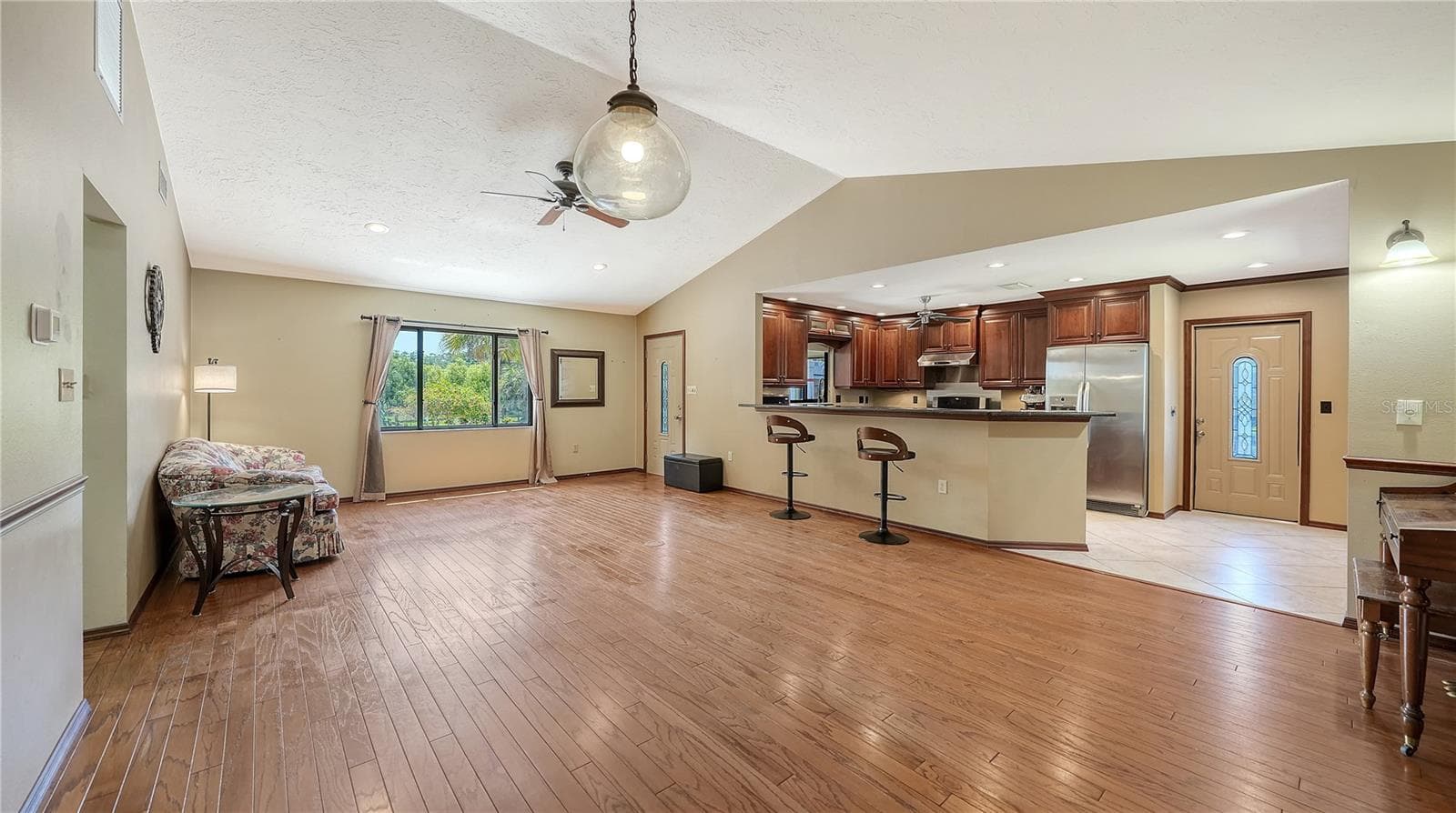 Open Concept Living Room and Dining Room - 4842 + LOT 8 & 9 NUTMEG AVE, SARASOTA