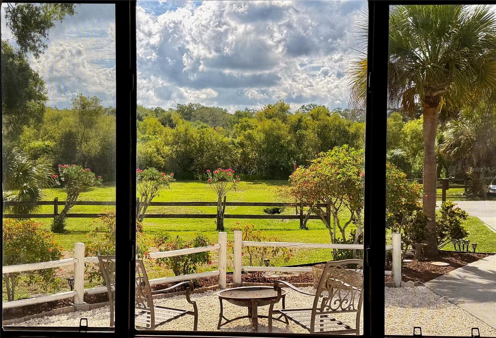View from the Living Room - 4842 + LOT 8 & 9 NUTMEG AVE, SARASOTA