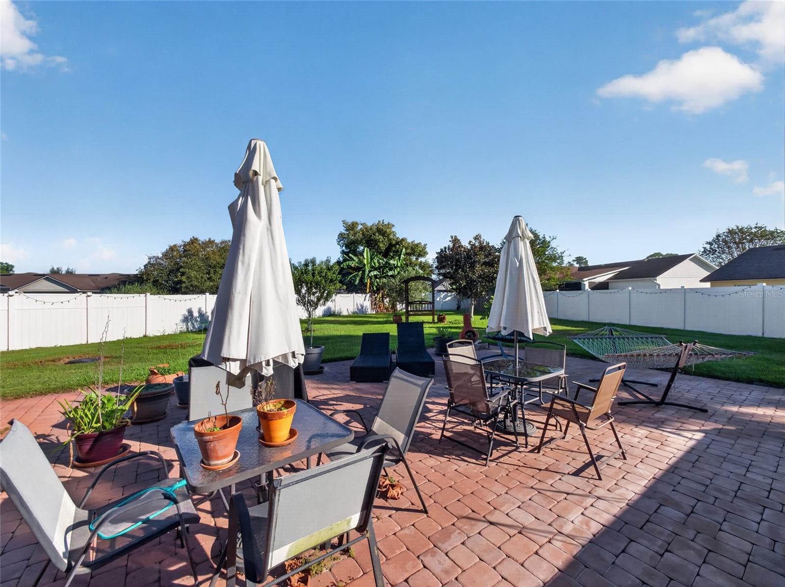 Patio/Backyard View - 3700 BRAMBLE CT, ST CLOUD