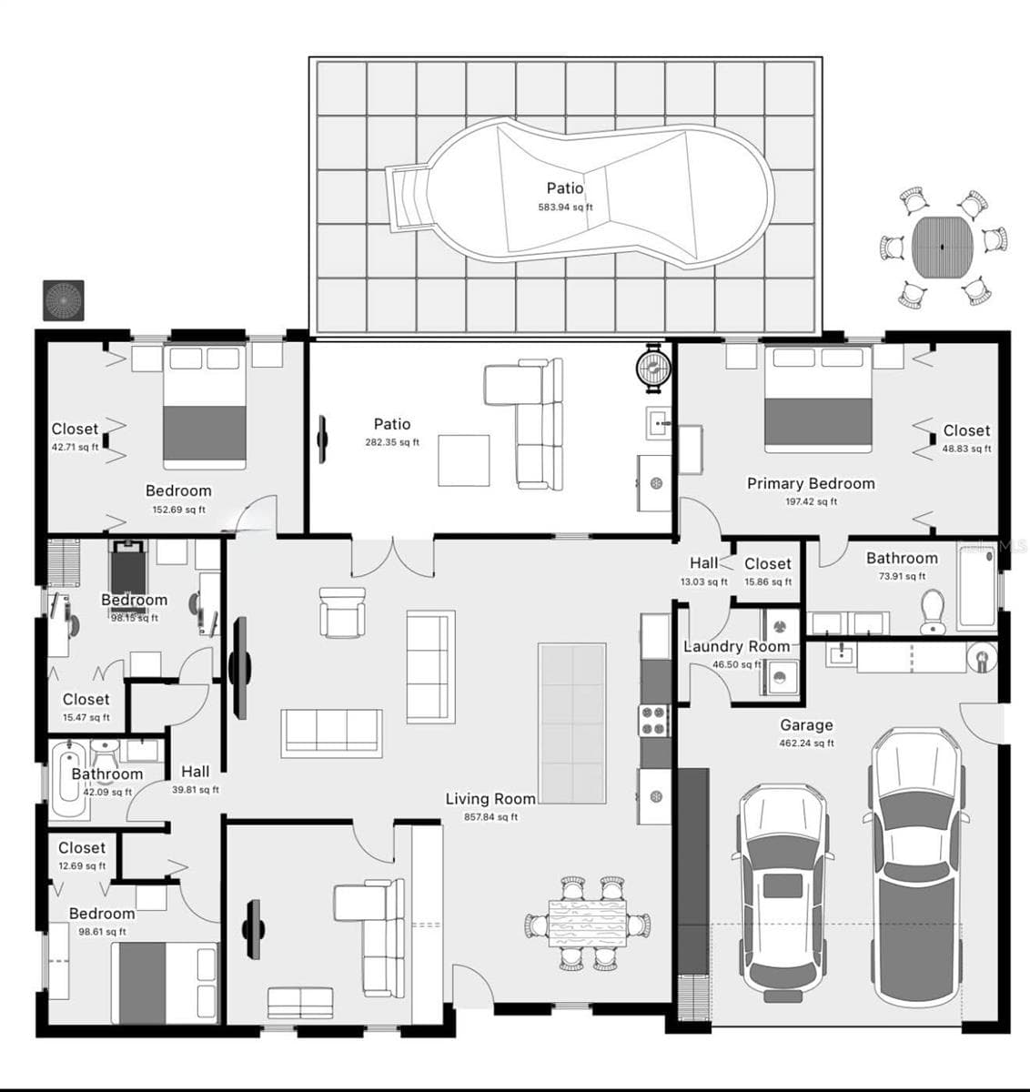 Floorplan - 3414 CADE LN, VALRICO