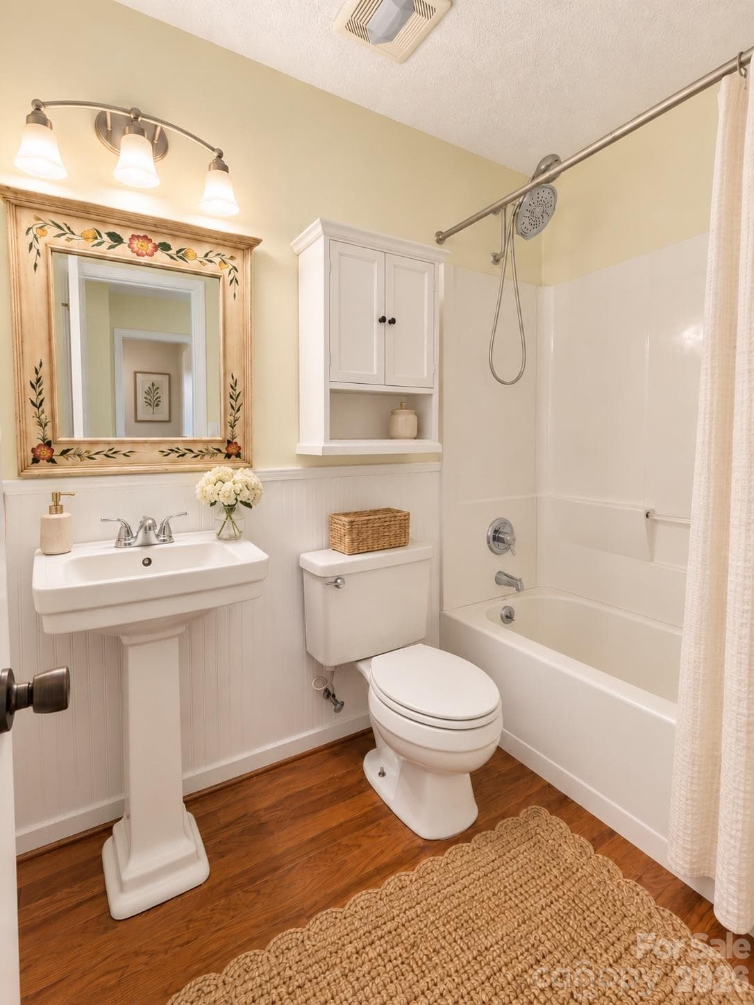 Bathroom - virtually staged to better visualize the space - 9501 Wood Beam Court, Mint Hill