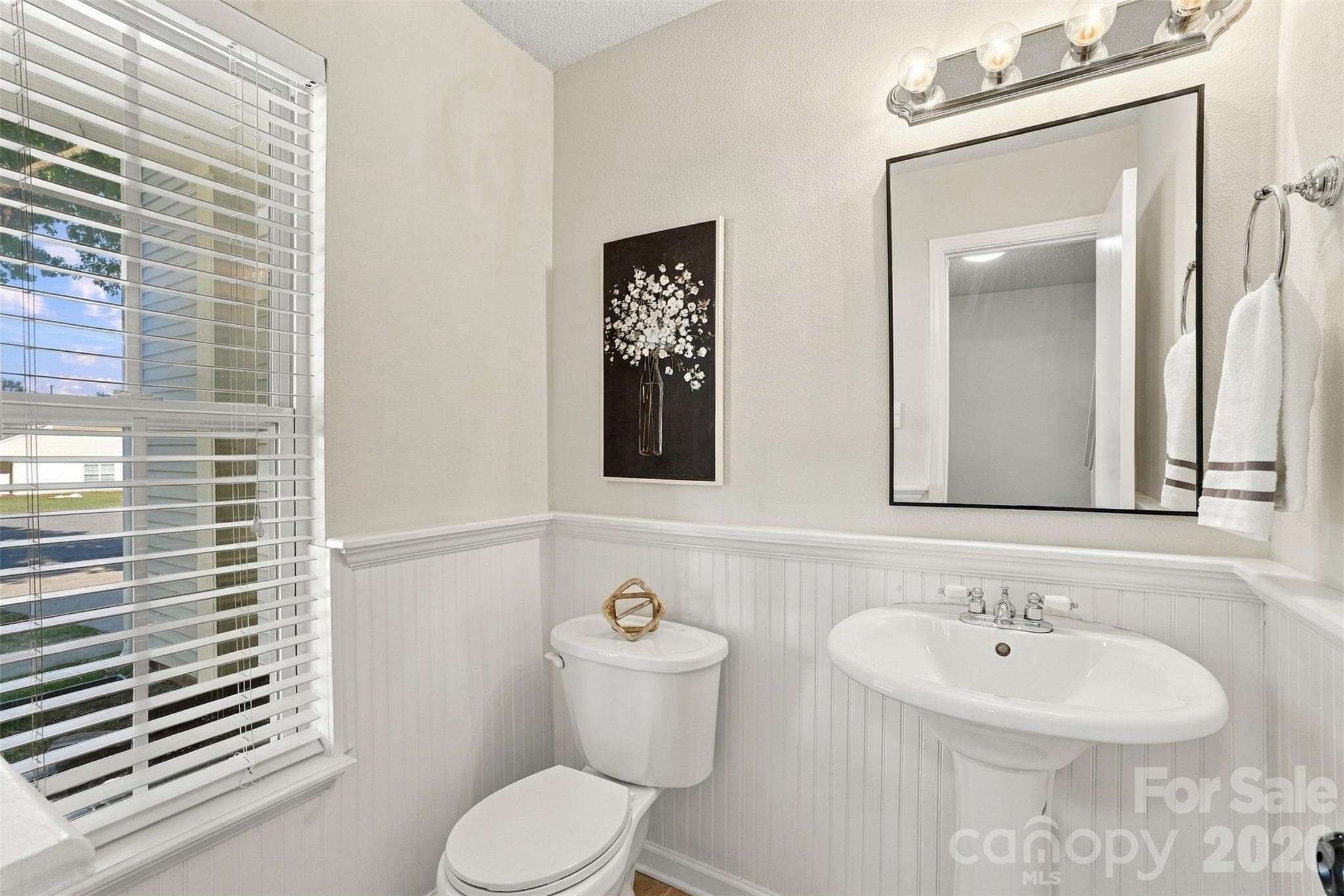 Main floor powder room. - 1901 Beckwith Lane, Waxhaw