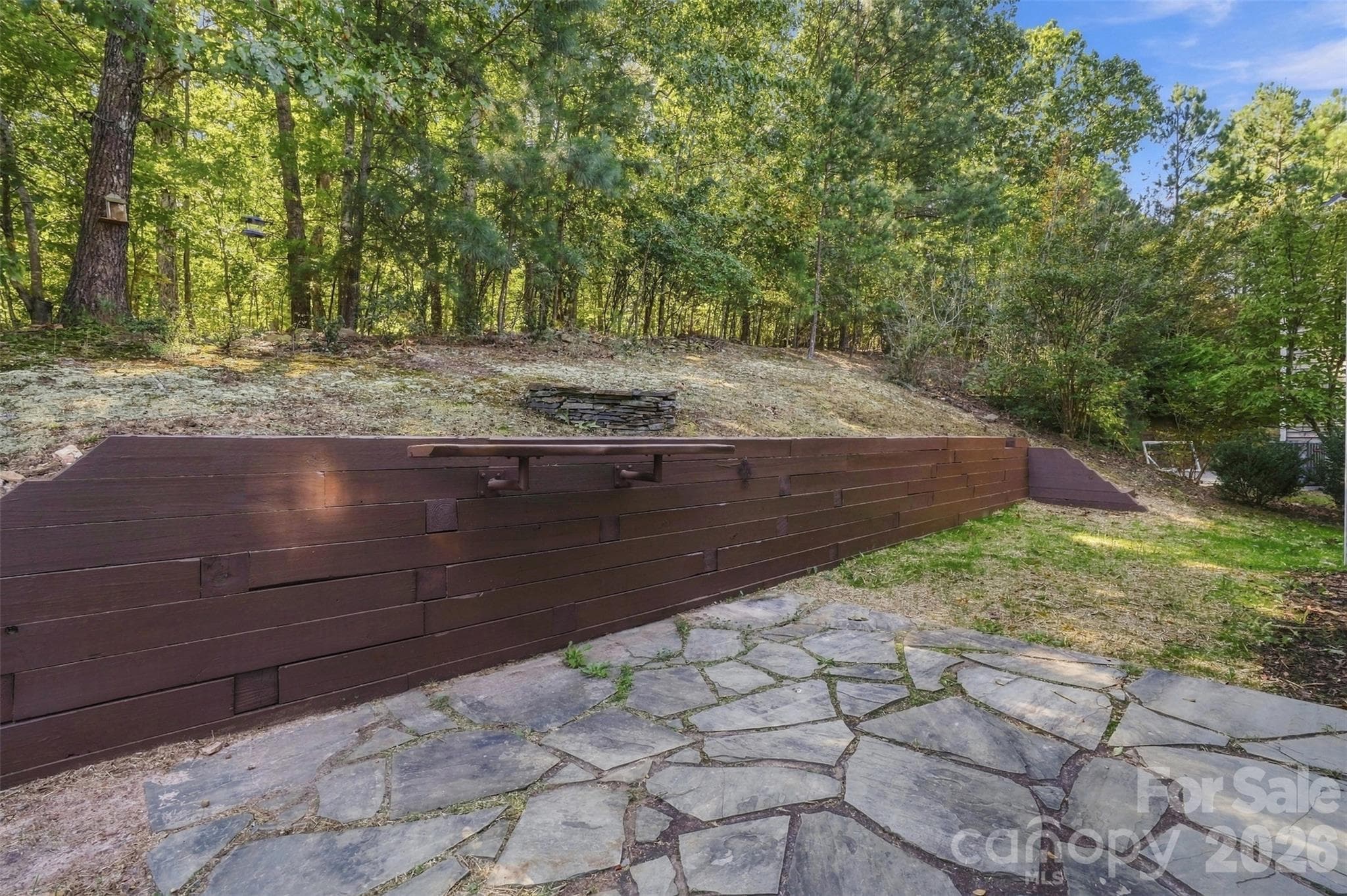 Stone patio. - 1901 Beckwith Lane, Waxhaw