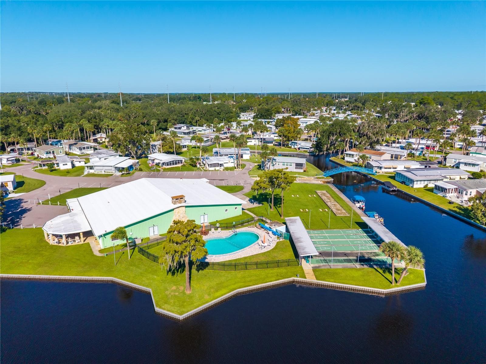 Aerial View of Clubhouse and Pool - 130 PINEY RDG, EUSTIS