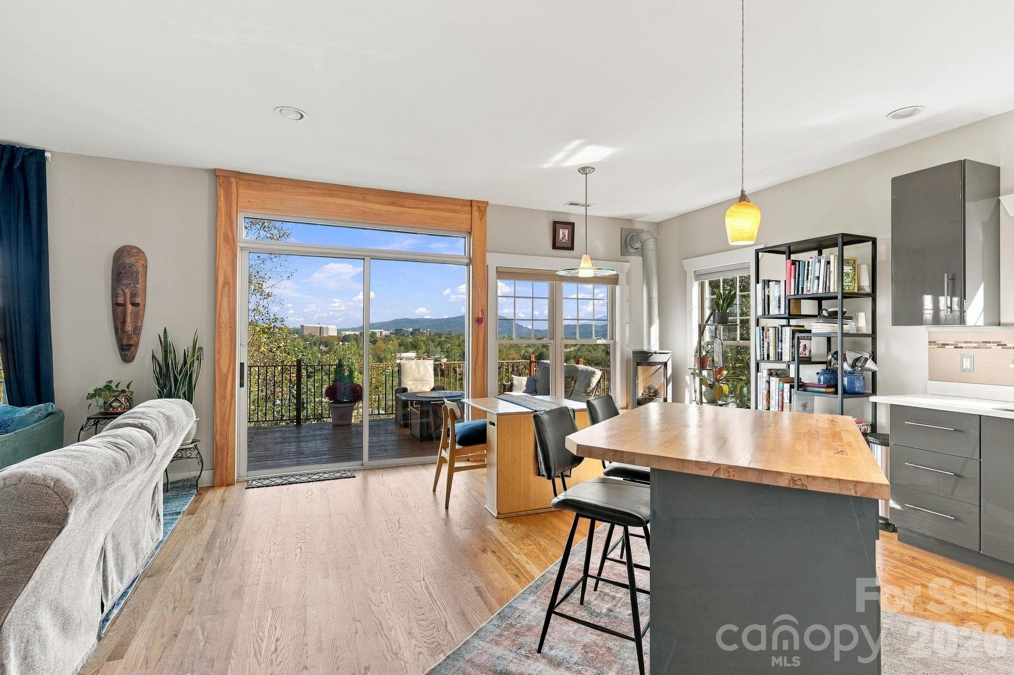 Open concept main level floor plan...with views! - 272 Riverview Drive, Asheville