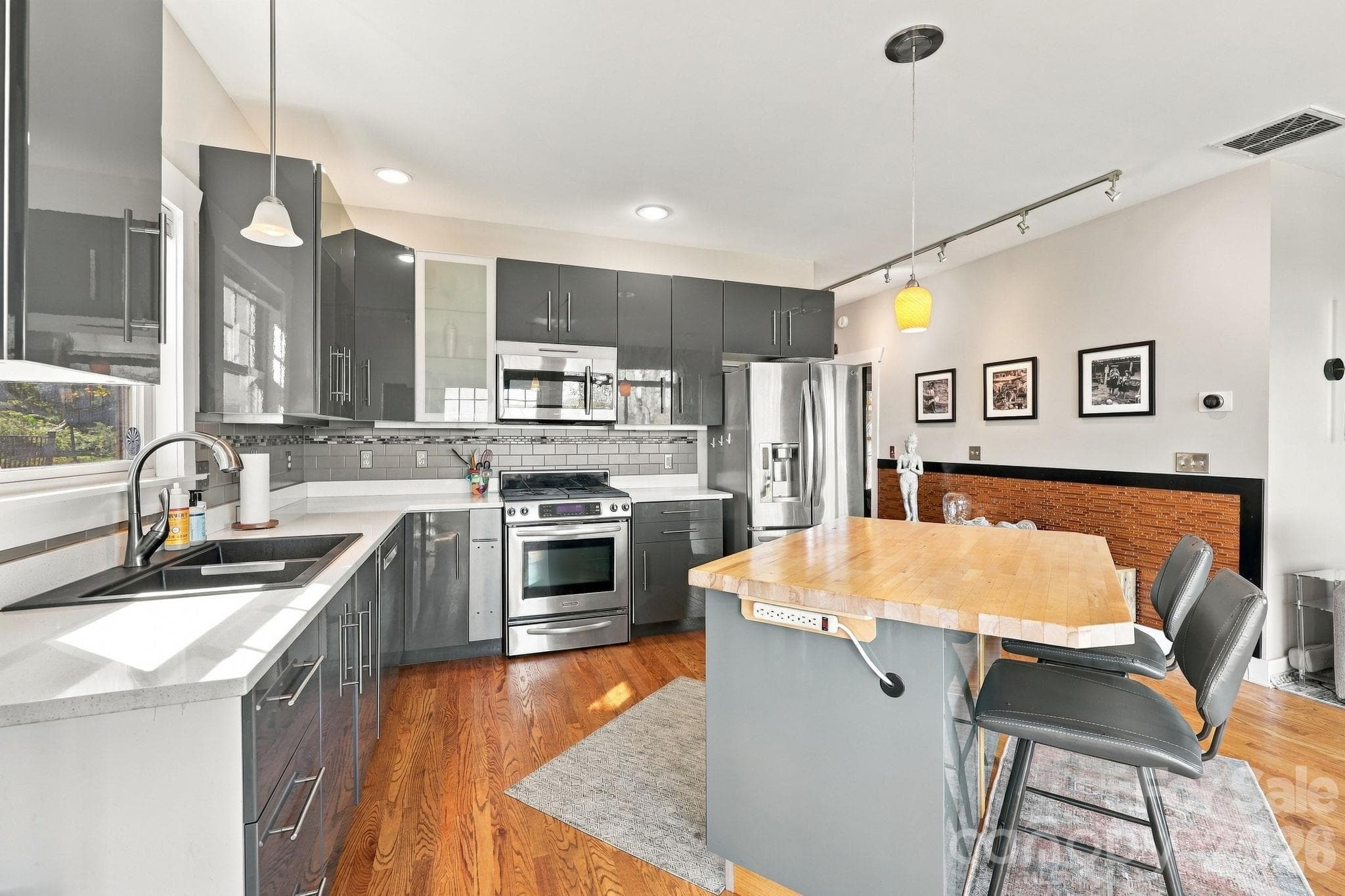 Modern Kitchen (new gas range on the way) - 272 Riverview Drive, Asheville