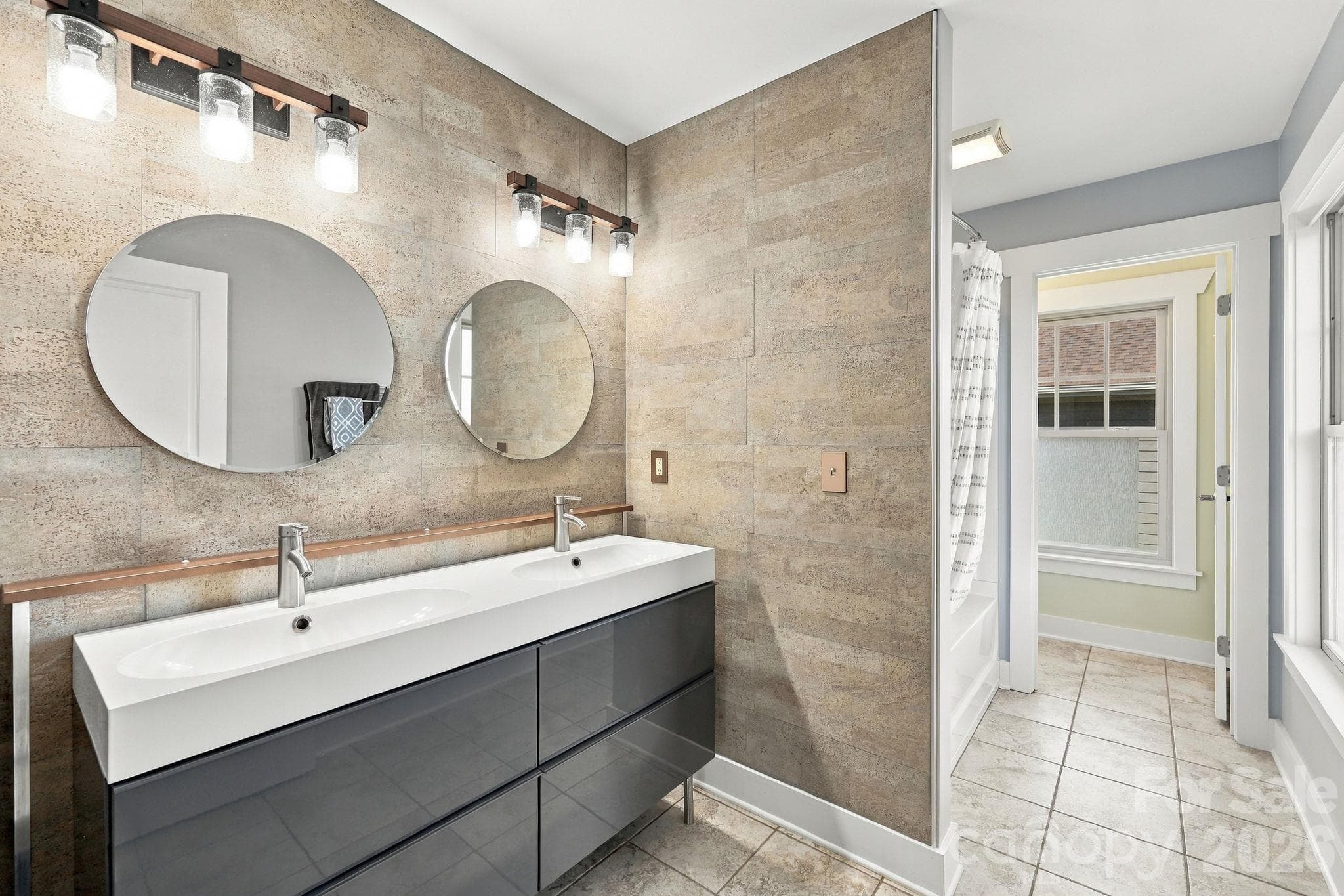 Primary Full Bathroom; Double Vanity - 272 Riverview Drive, Asheville