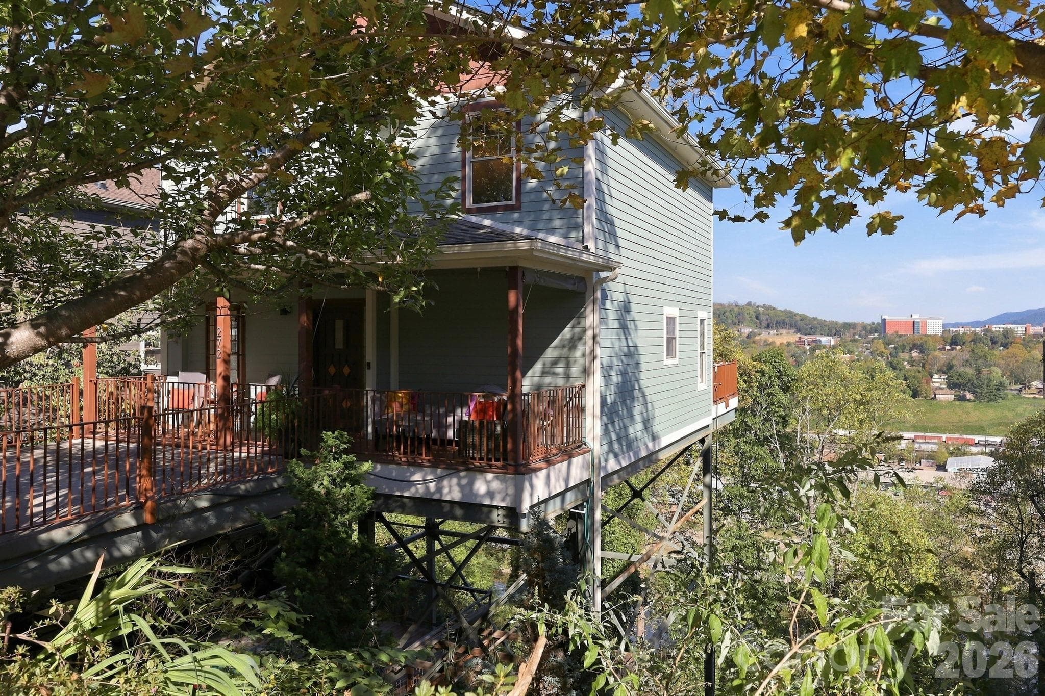 Southern Side of the House - 272 Riverview Drive, Asheville