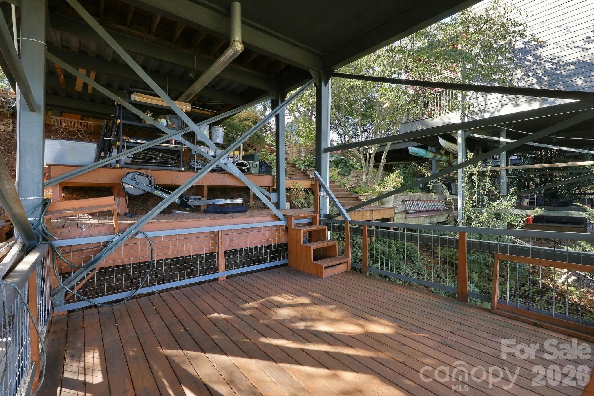 Lower Covered Deck - 272 Riverview Drive, Asheville