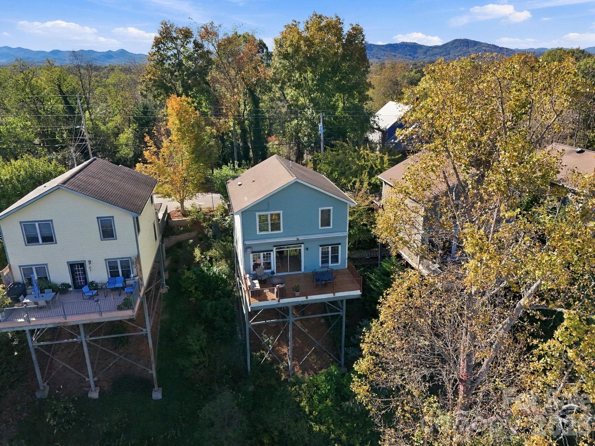 Right in the Middle! (rear) - 272 Riverview Drive, Asheville