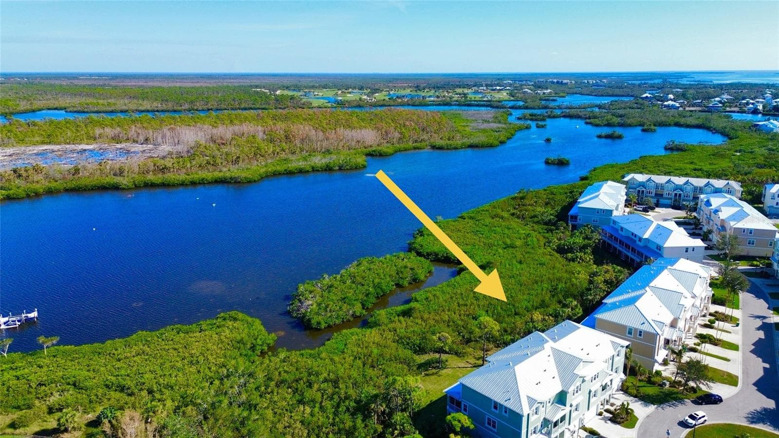 Private balcony overlooking the Coral Creek Waterway. Unobstructed sunrise views! - 10320 LANDS END CIR #47, PLACIDA