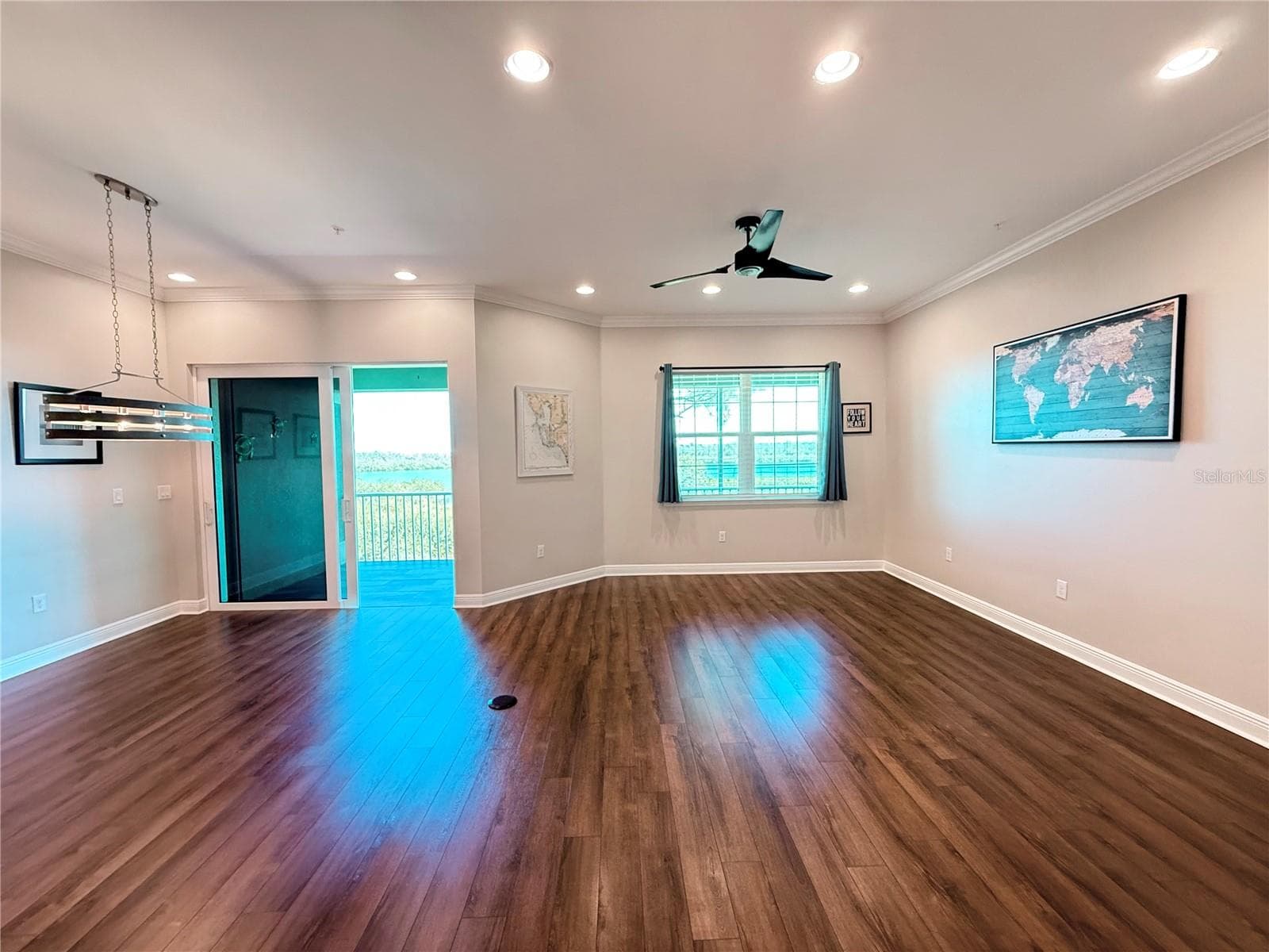 Dining room/Luving room with water views! - 10320 LANDS END CIR #47, PLACIDA