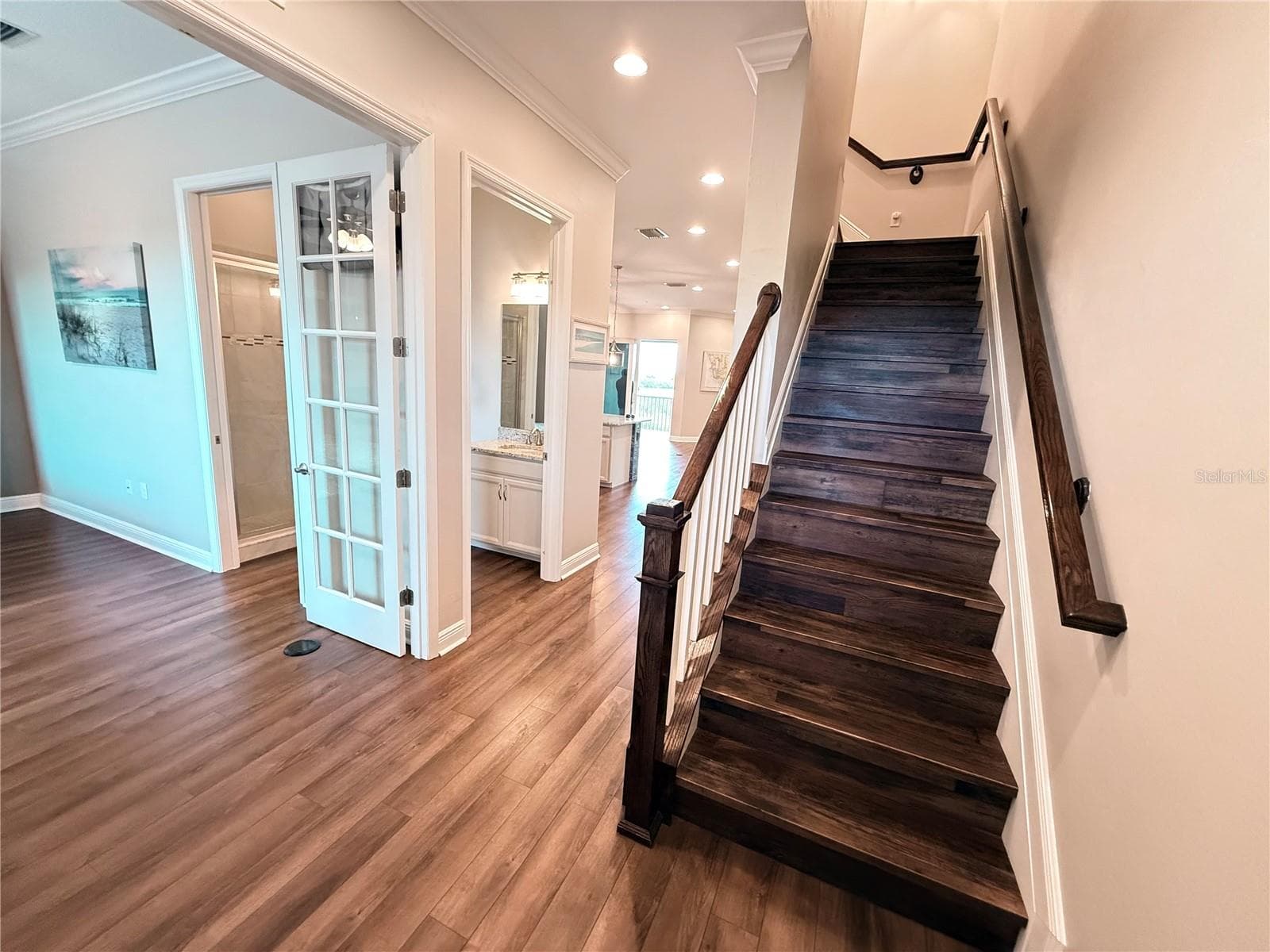 Stairs to the 3rd floor - 10320 LANDS END CIR #47, PLACIDA