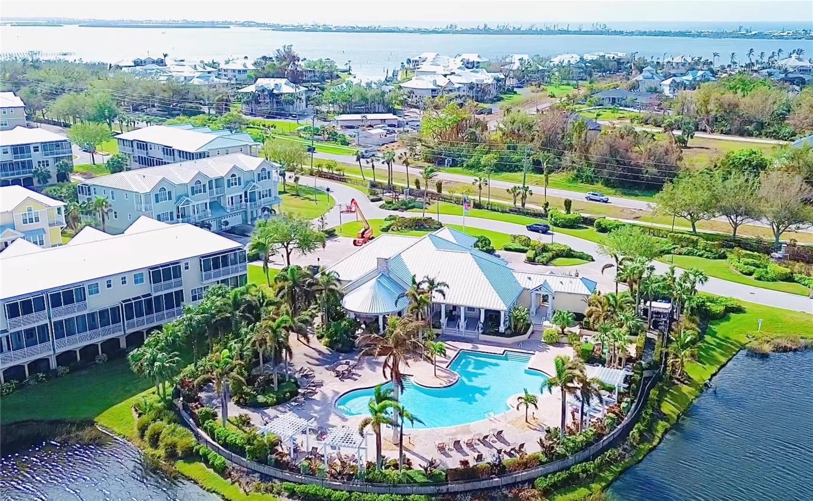 Aerial of amenities - 10320 LANDS END CIR #47, PLACIDA