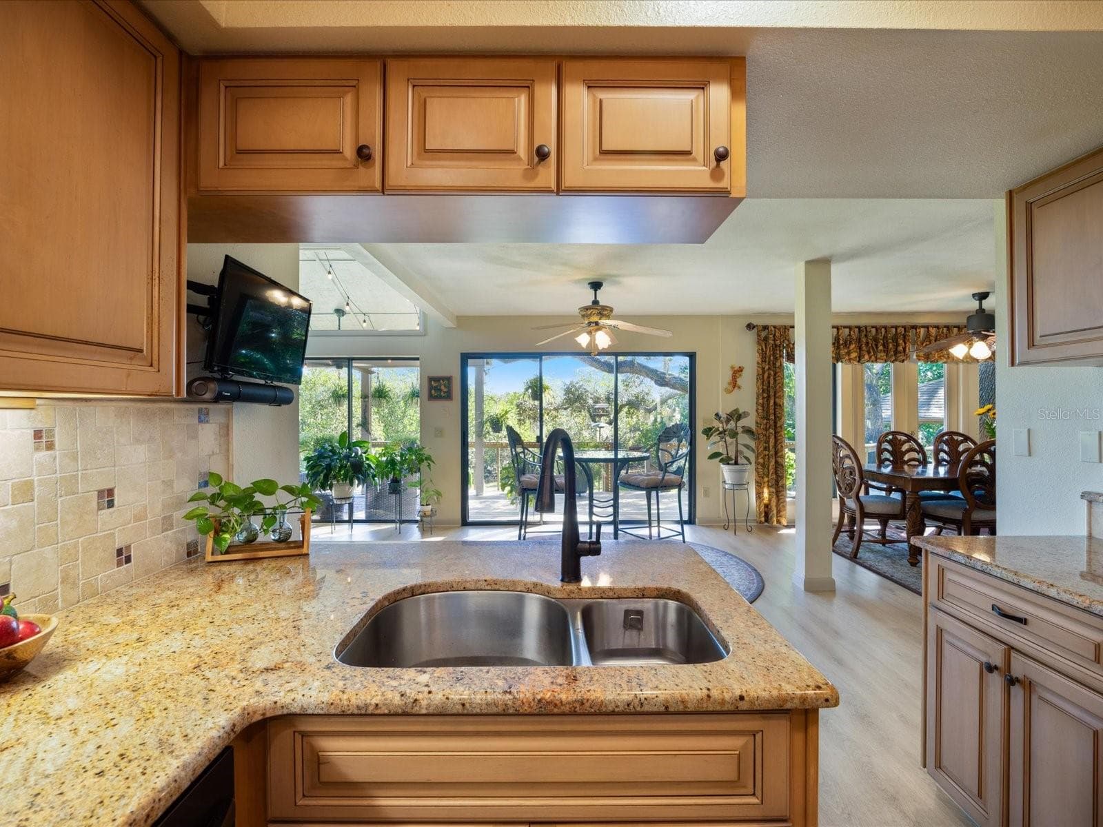 Great view to have while doing dishes - 3328 BRIARWOOD CIR, SAFETY HARBOR
