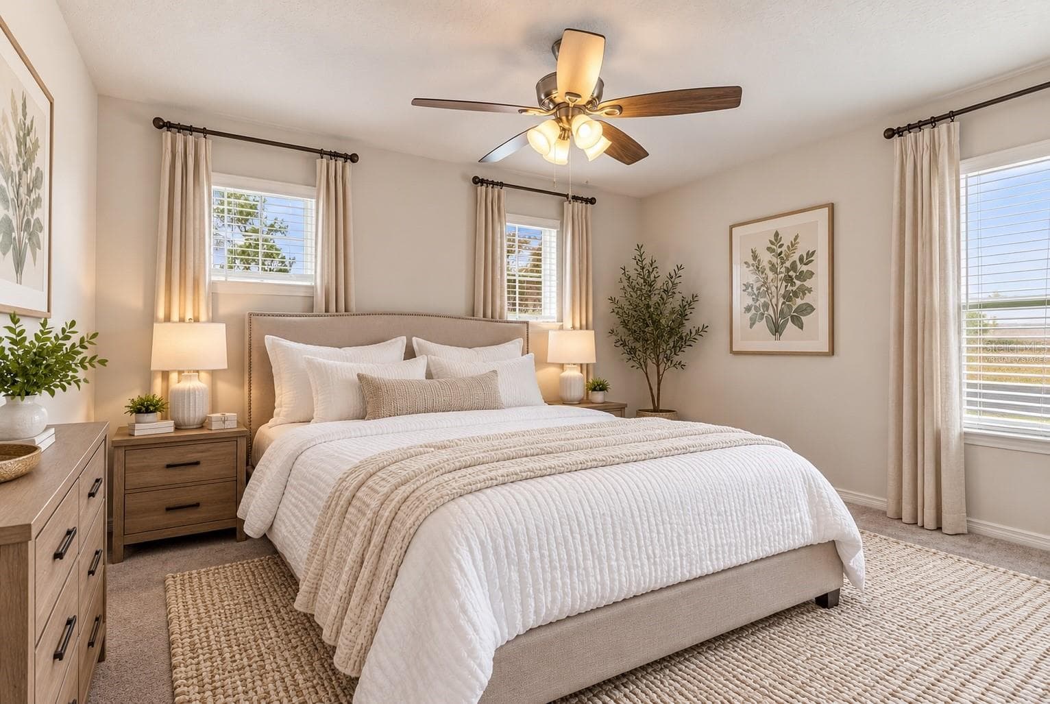 Guest Bed 3 - Virtually staged - 1001 SWAYING SAWGRASS AVE, RUSKIN