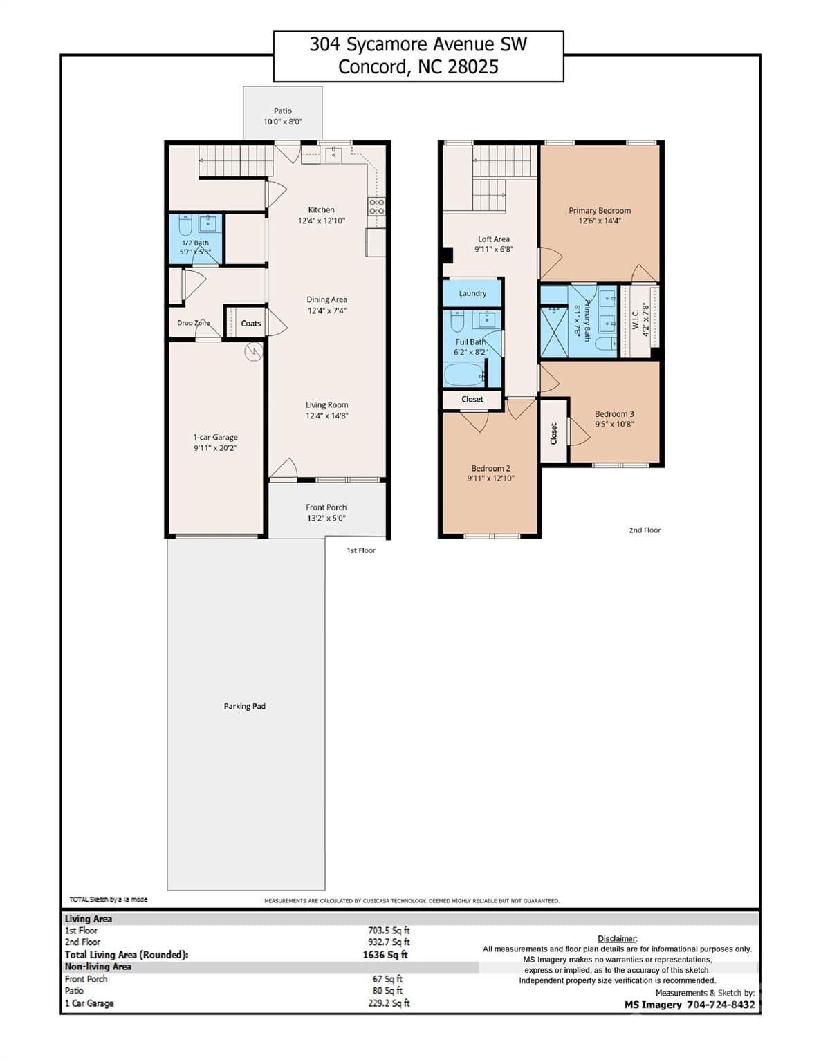 Townhouse at 302 Sycamore Avenue SW, Concord, photo 44 of 44