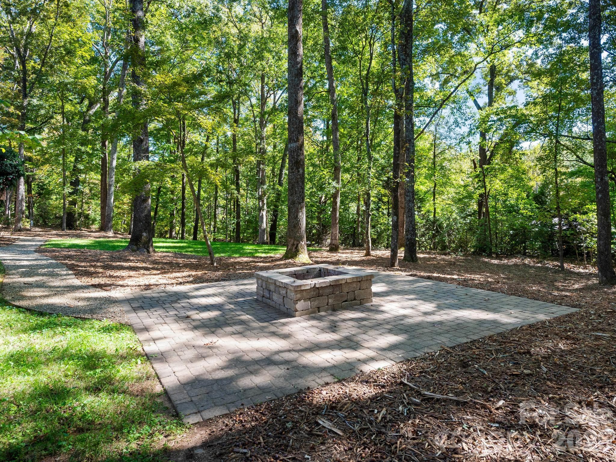 Newly built patio and firepit. - 175 Mimosa Road, Columbus
