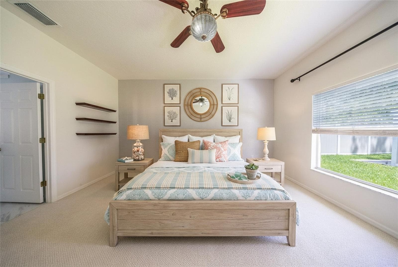 Bedroom 3 - virtualy staged - 52 BREN MAR LN, PALM COAST