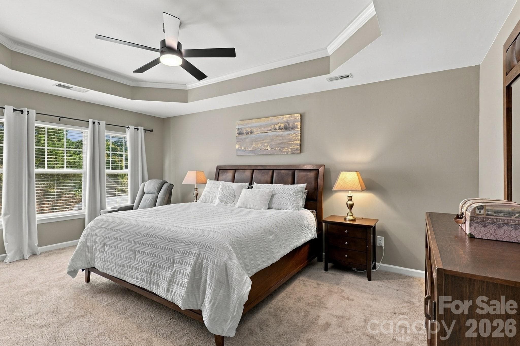 Primary Bedroom - 558 Sugar Tree Drive, Rock Hill