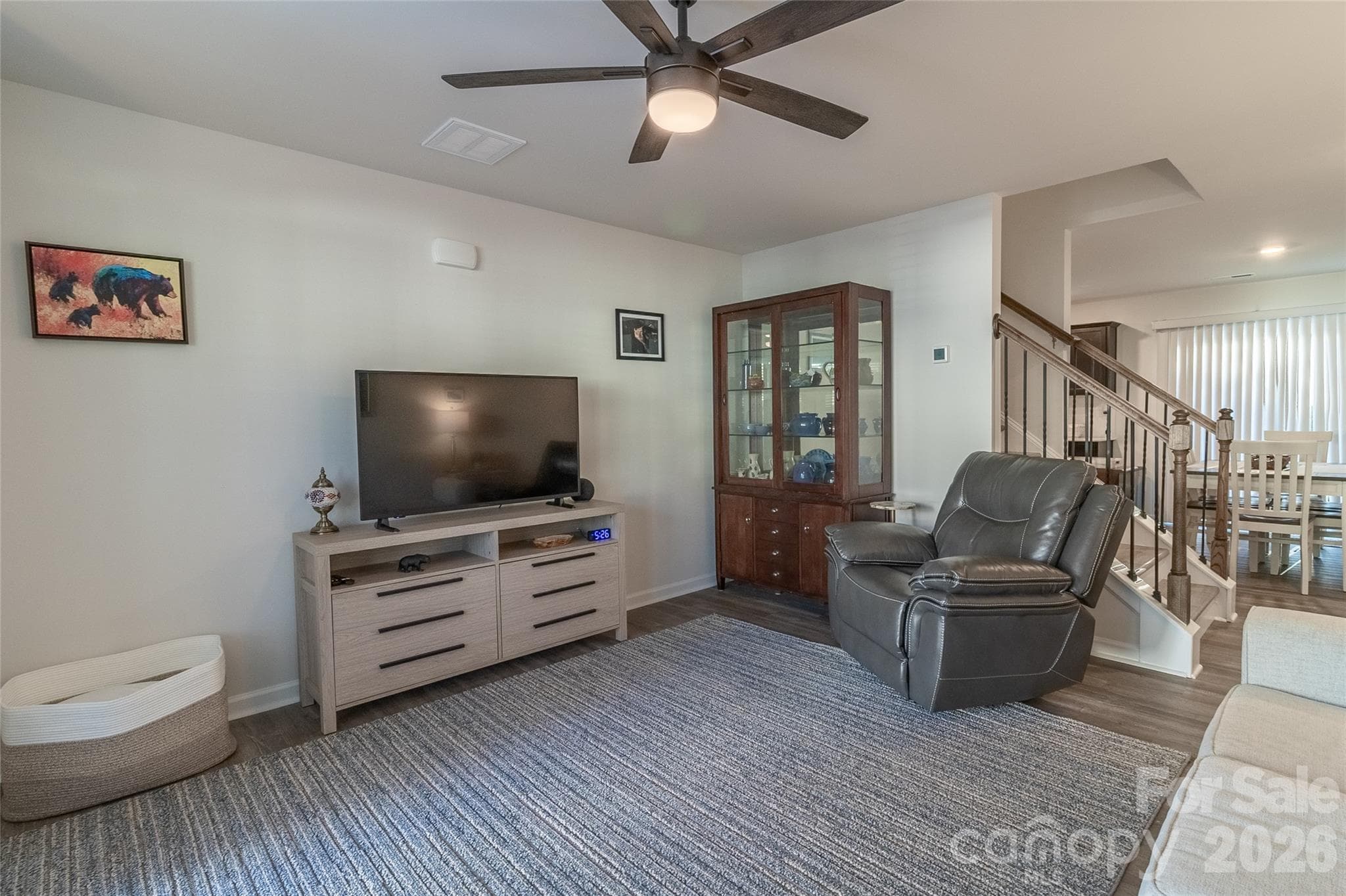 Living room. - 34 Cain Hollow Way, Asheville