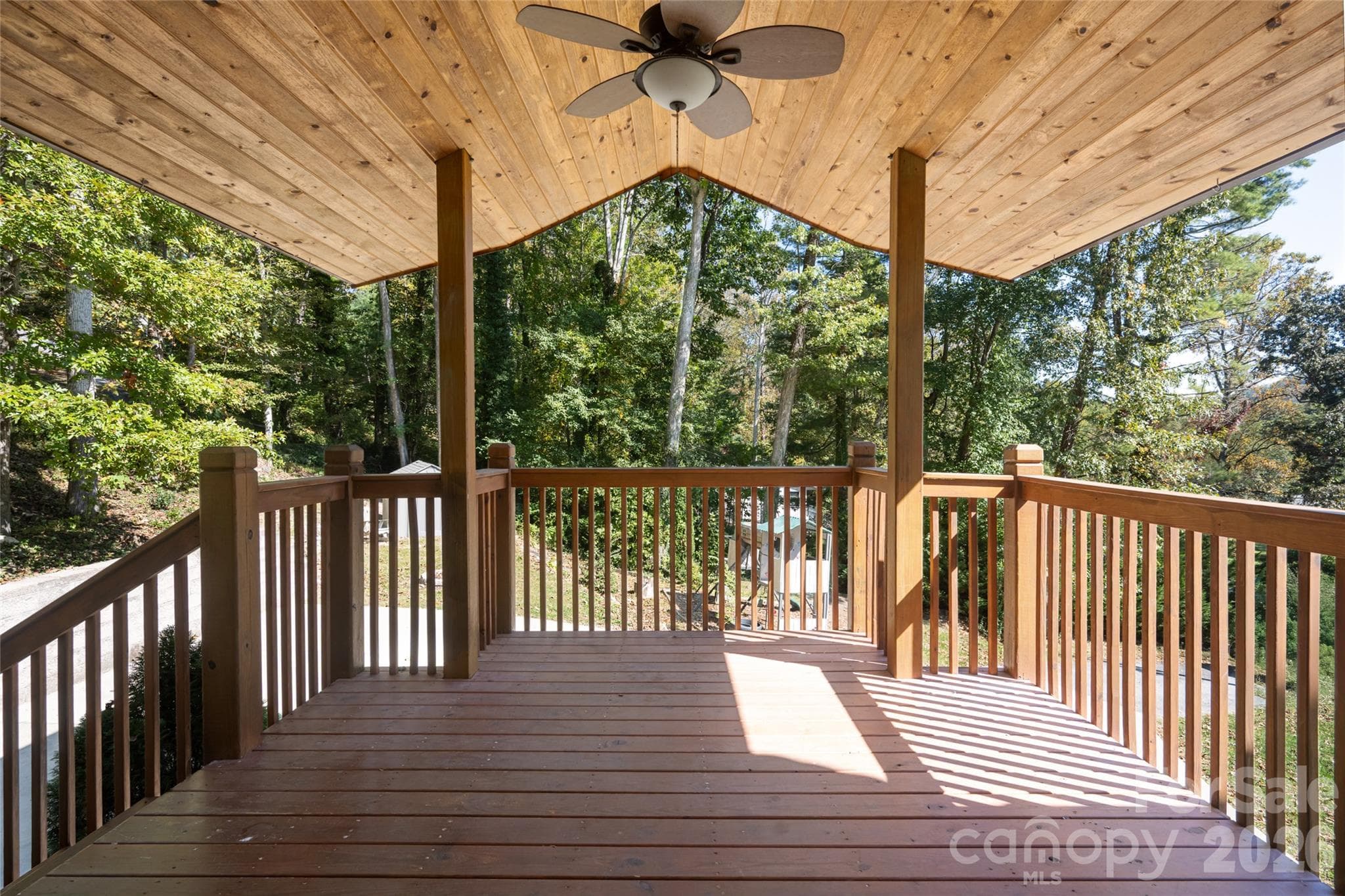 Covered front porch. - 207 Beechwood Lakes Drive, Hendersonville