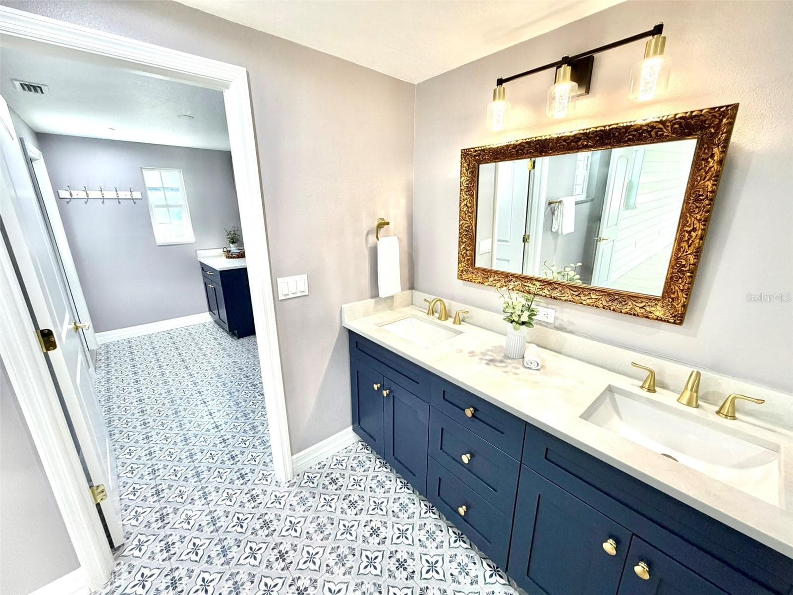 Primary Bath toward Laundry - 336 SHADDOCK ST, TARPON SPRINGS