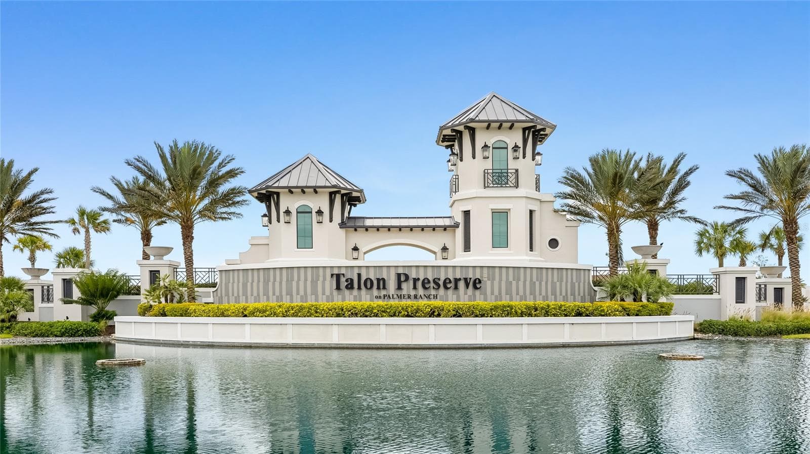 Stunning entrance to Talon Preserve a gated community. - 14726 EAGLE BRANCH DR, NOKOMIS