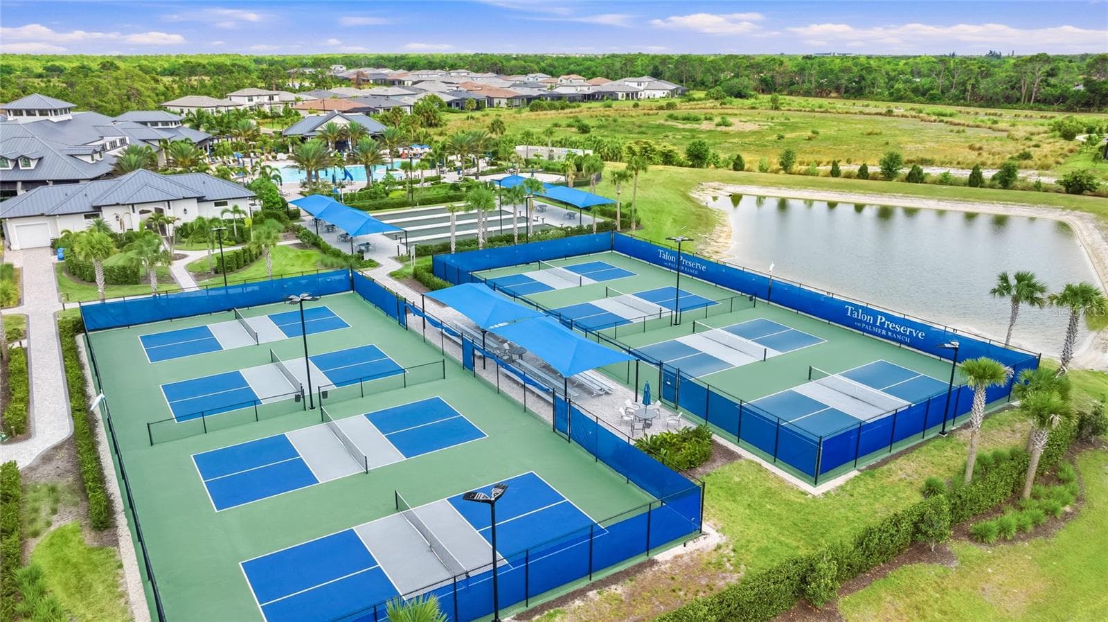 Pickleball and Tennis courts. - 14726 EAGLE BRANCH DR, NOKOMIS