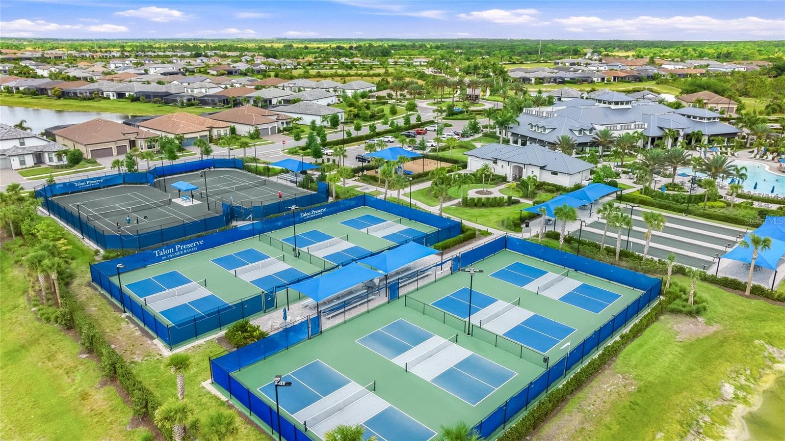 Pickleball and Tennis courts. - 14726 EAGLE BRANCH DR, NOKOMIS
