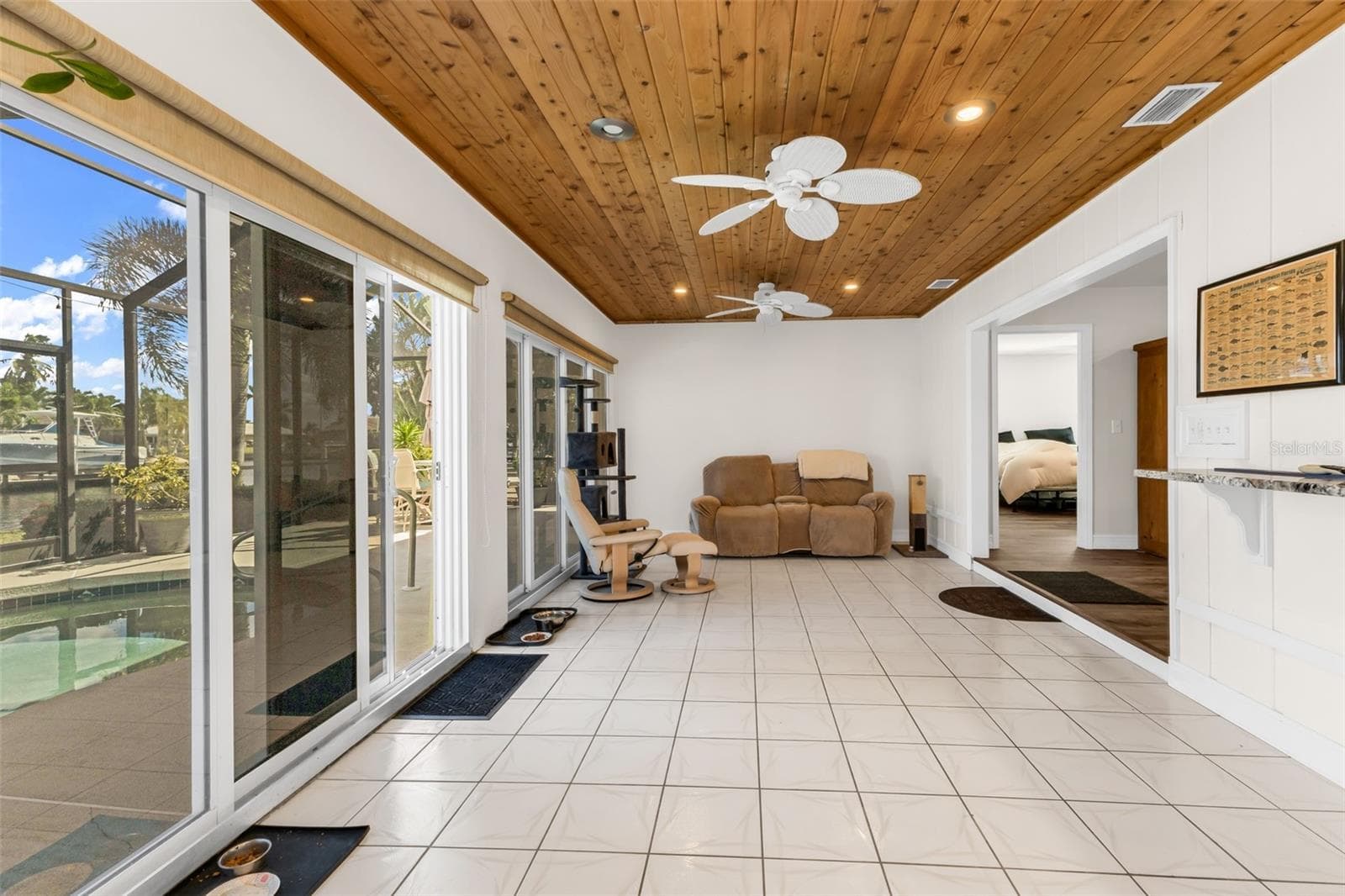 Remaining lanai under air - 536 MATARES DR, PUNTA GORDA