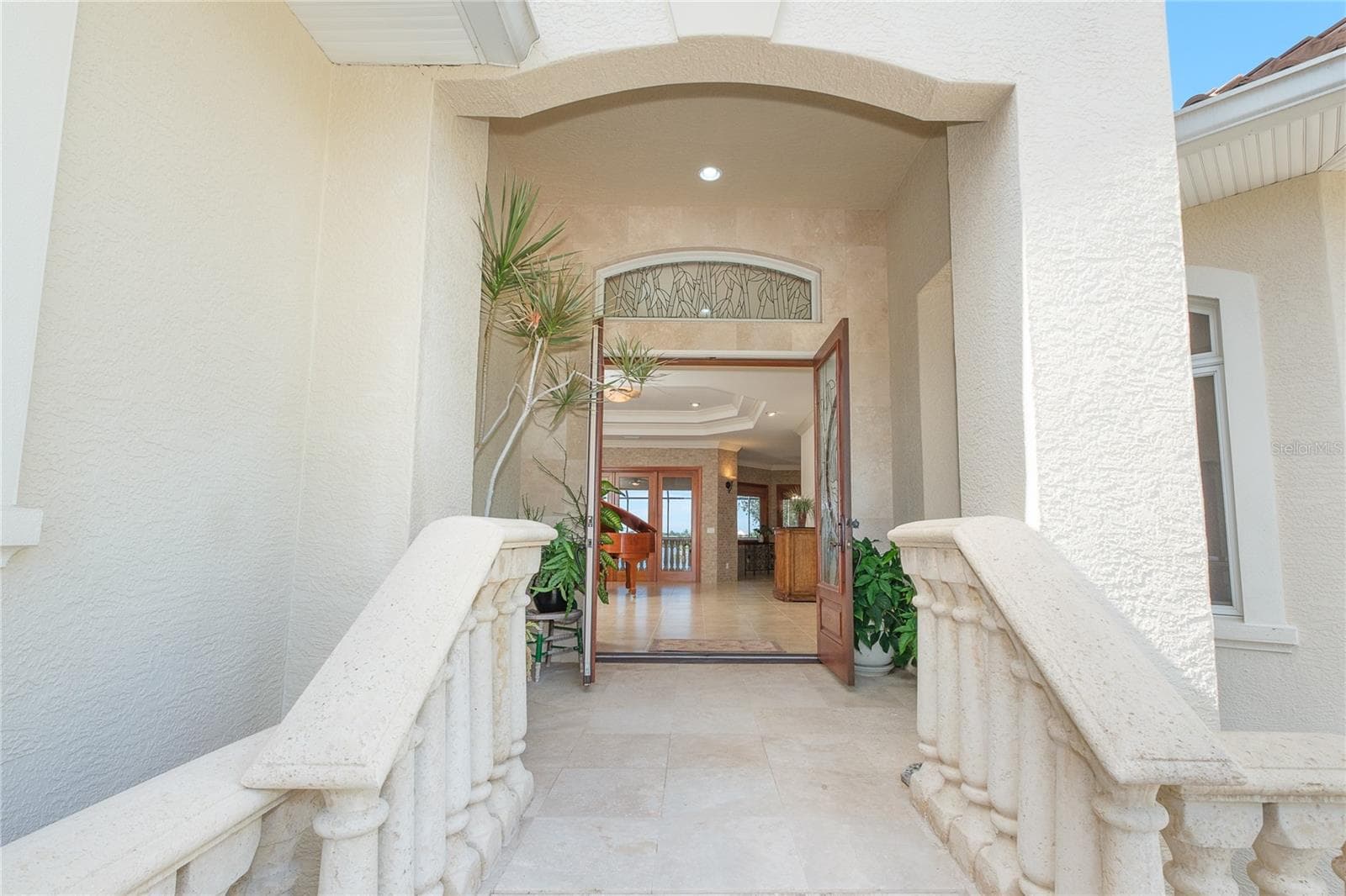 Gorgeous double door entrance - 1930 BAYSHORE DR, ENGLEWOOD