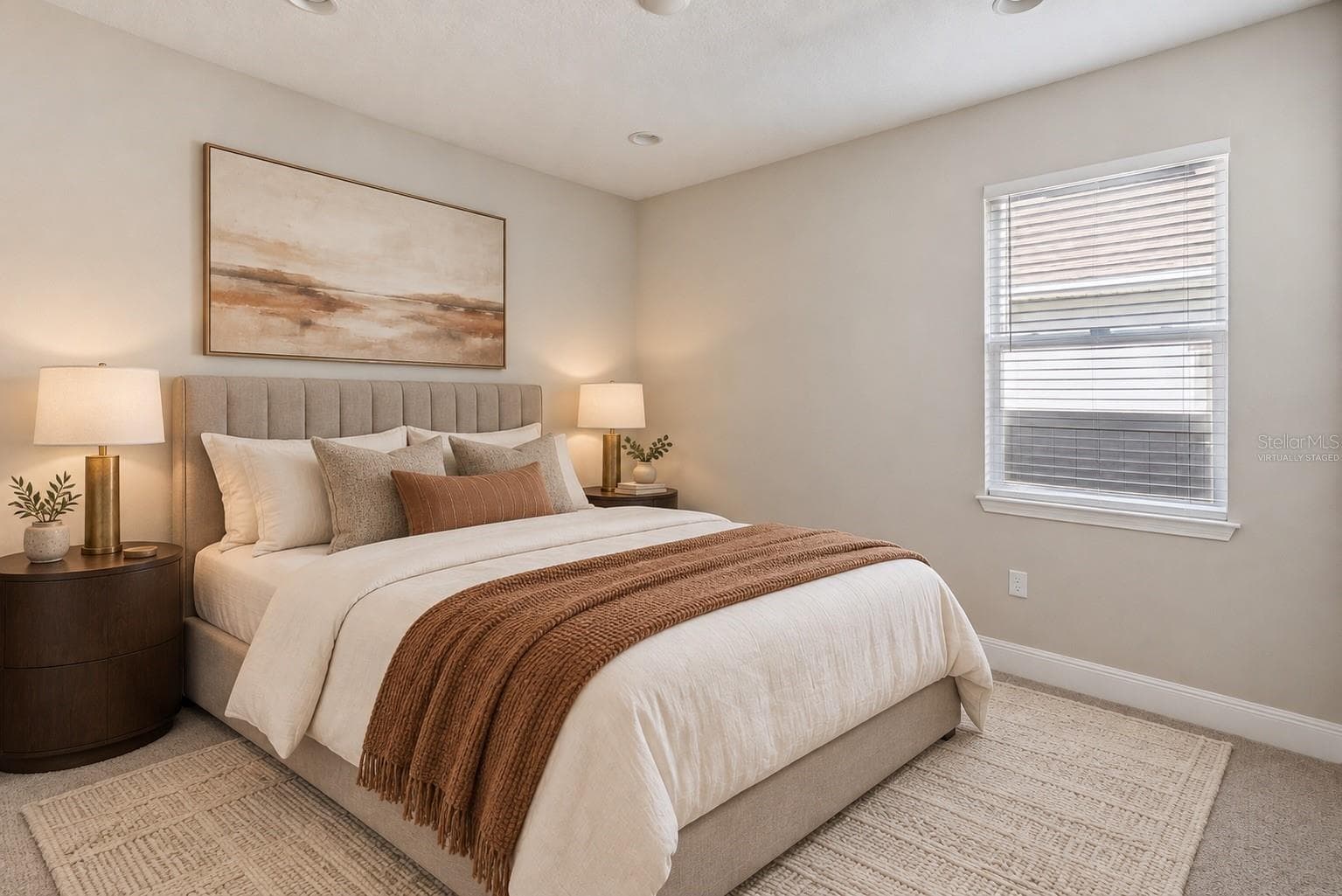 Virtually Staged Bedroom 3 - 4417 LIONS GATE AVE, CLERMONT