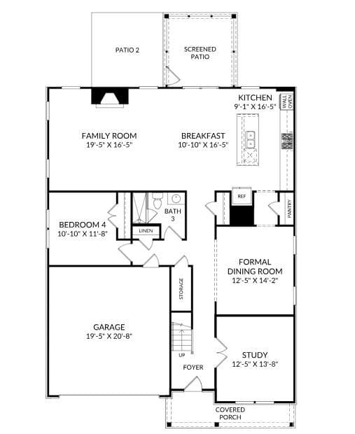 Main Level - 1323 Mossy Glade Road, Indian Trail