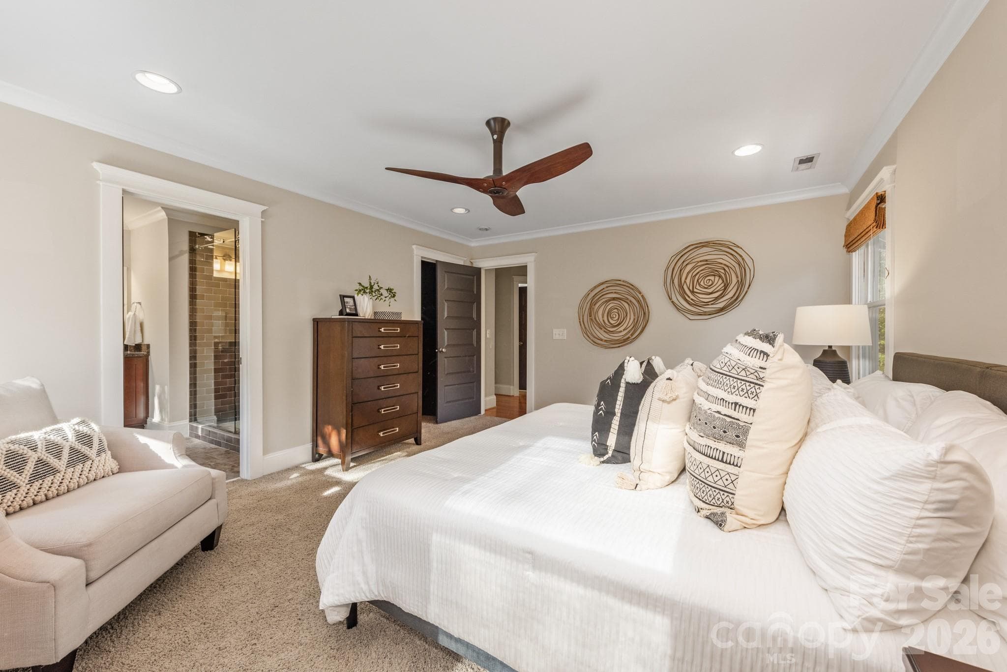 Upper level primary bedroom - 3315 Holt Street, Charlotte