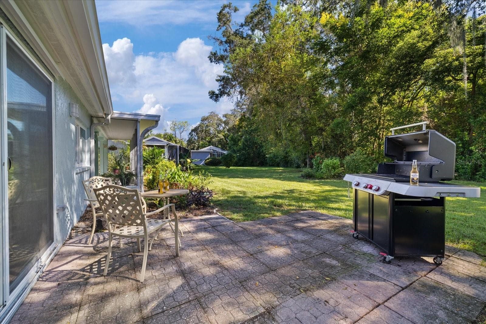 Rear outdoor space - 8710 ARROWHEAD DR, HUDSON