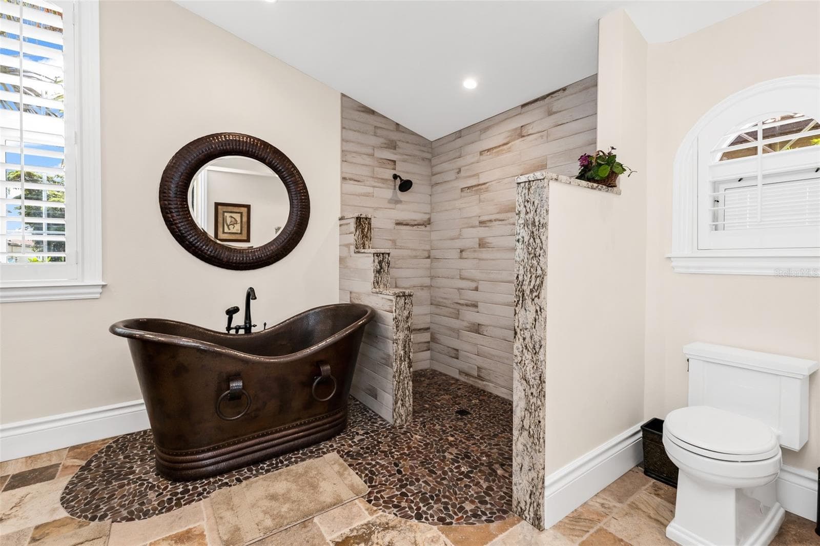 First floor primary bathroom - 2030 JAMAICA WAY, PUNTA GORDA