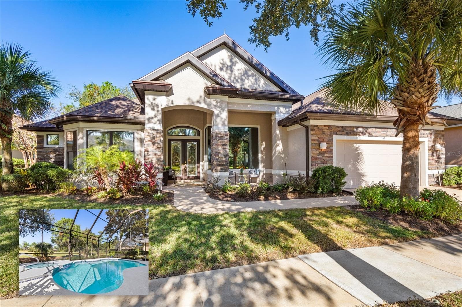 Beautiful Curb Appeal - 47 EASTLAKE DR, PALM COAST