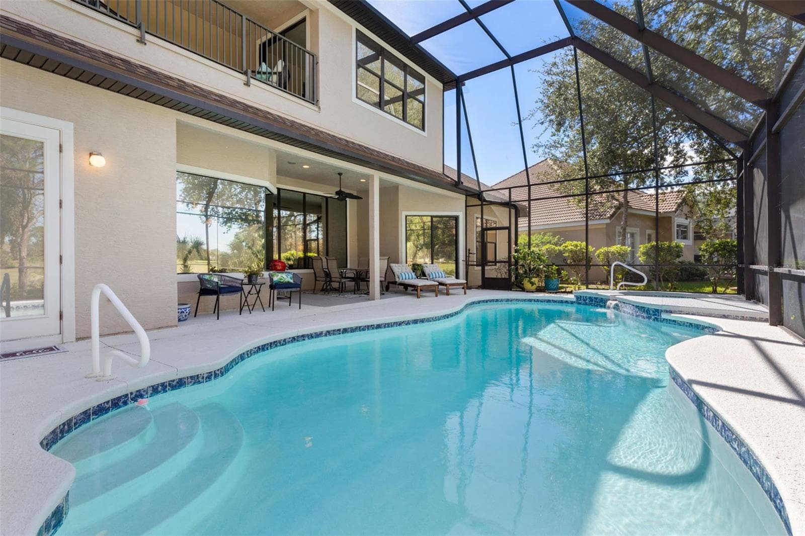 Resurfaced & Retiled Pool - 47 EASTLAKE DR, PALM COAST