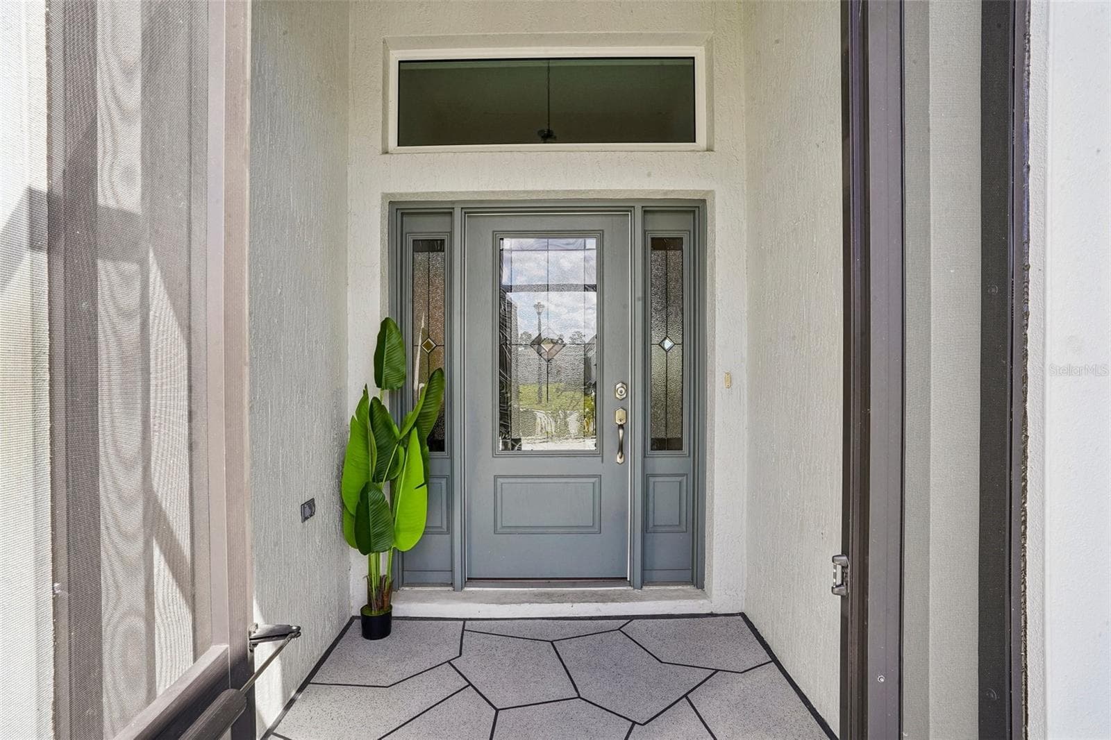 Glass Front door - 2227 LANDREA LOOP, THE VILLAGES