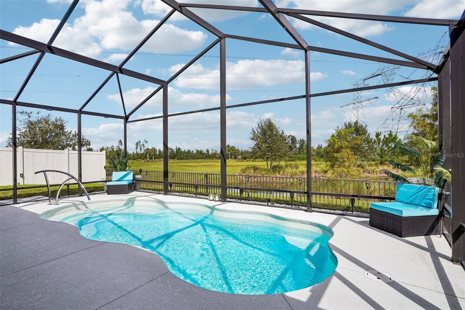 Fiberglass pool with lifetime warranty - 2227 LANDREA LOOP, THE VILLAGES