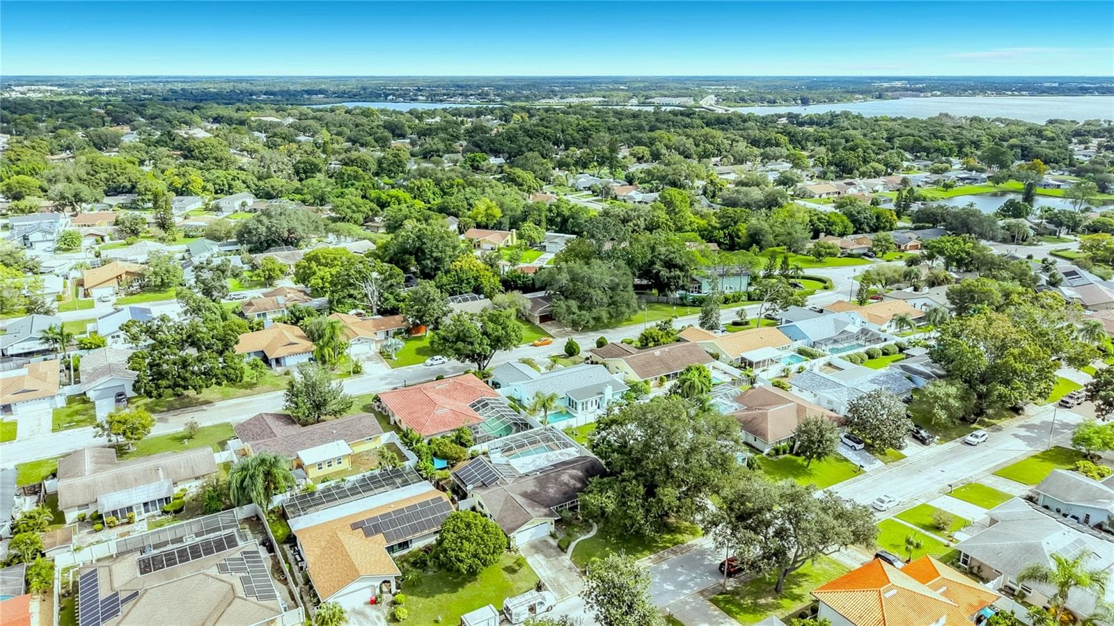 View of home looking toward Old Tampa Bay - 3120 SWAN LN, SAFETY HARBOR