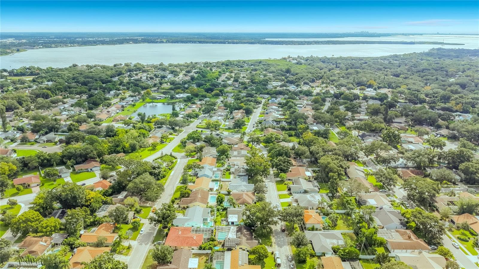 View looking east - 3120 SWAN LN, SAFETY HARBOR